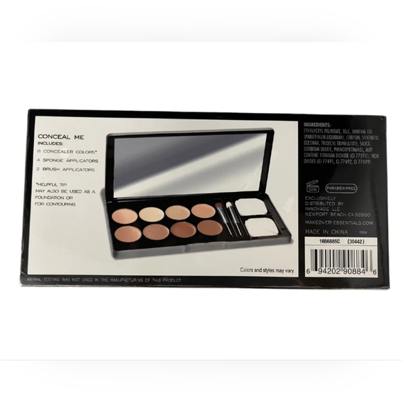 "CONCEAL ME" CONCEALER SET WITH CONCEALER, SPONGES, AND BRUSH APPLICATORS - Picture 4 of 4